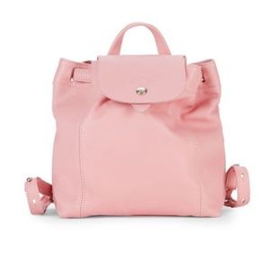 NWT LEATHER Longchamp Le Pliage Cuir XS Backpack